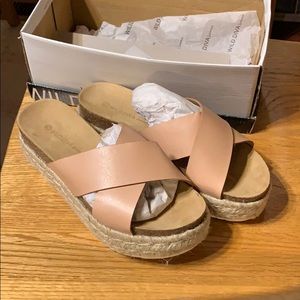 Cute summer slip on platforms